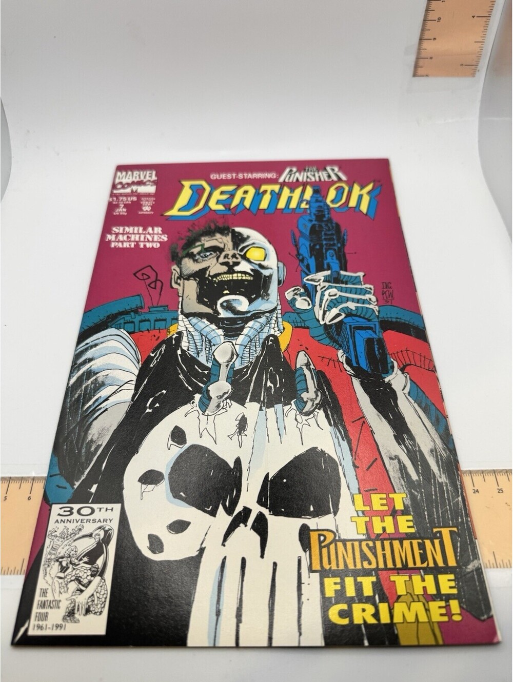 DEATHLOK #7! THE PUNISHER! NM- 1992 MARVEL COMICS